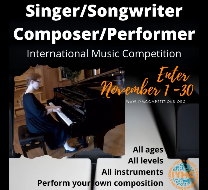 My piece is featured in the November promotional video for the International Youth Music Competitions